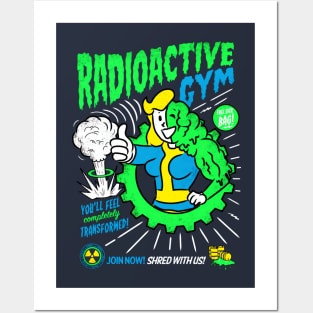 Radioactive Gym Posters and Art